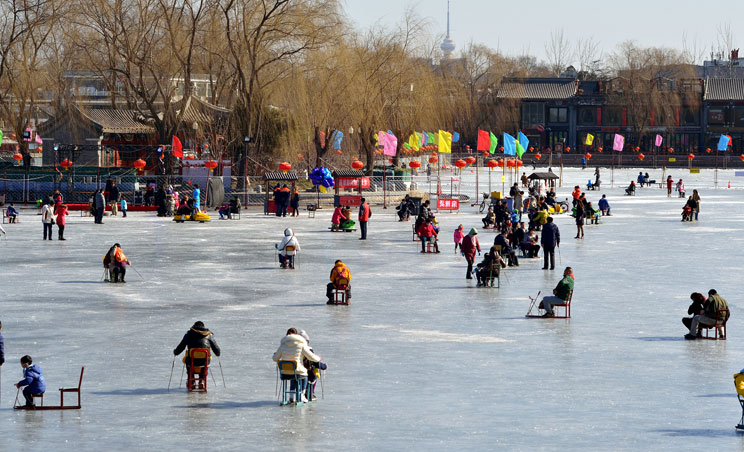 Ice Skating in Beijing